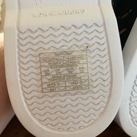 Sperry  Ao Float Black top-slider Women’s size 6 NWOT - Picture 8 of 11